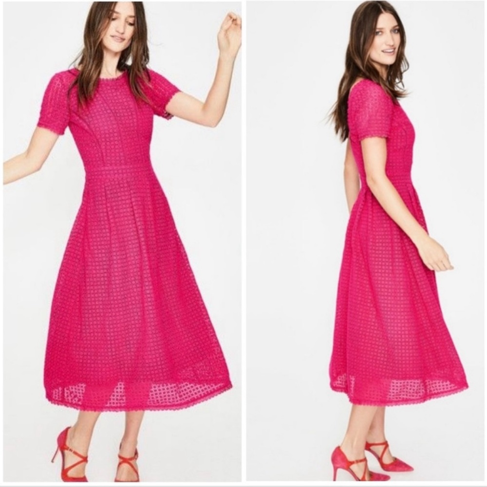 Boden Julieta Eyelet Lace Midi Dress